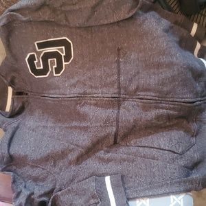 XL Sean John gray zipper sweater